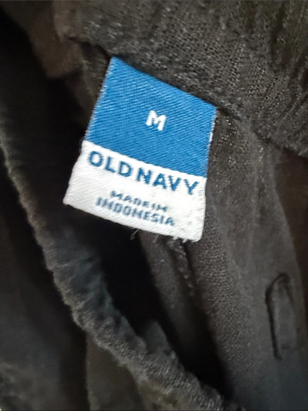 Old Navy High-Waisted Linen-Blend Wide-Leg Pants Black Jack